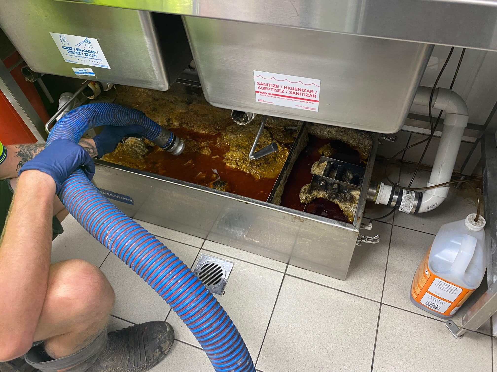 Grease Trap Cleaning in Green